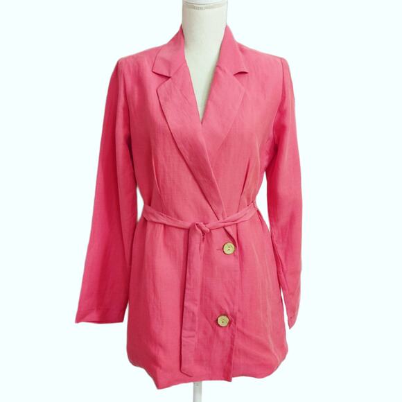 NWOT R.G. Kane x Free People Mariel Fuchshia Pink Blazer Dress $420 Small - Picture 3 of 9